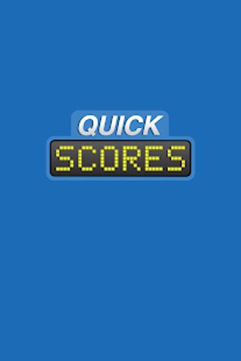 quickscores|QuickScores for Android .